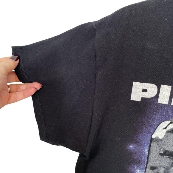 Liquid Blue Pink Floyd Spaceman Dark Side of the Moon Black T-Shirt Sz M - Picture 5 of 7